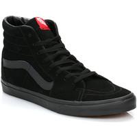 Vans Mens Black SK8-Hi Suede Trainers men\'s Skate Shoes (Trainers) in black