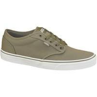 vans atwood canvas mens skate shoes trainers in beige