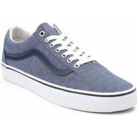 Vans OLD SKOOL CHAMBRAY BKUE men\'s Shoes (Trainers) in blue