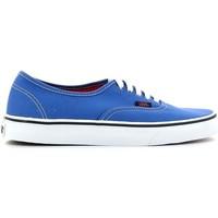 vans vn 0 w4ndxs sneakers man blue mens shoes trainers in blue