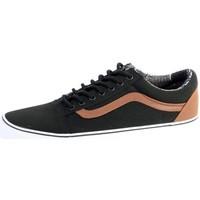 Vans Sneakers Old Skool Black/ Material Mixte men\'s Shoes (Trainers) in black