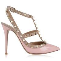 valentino rockstud 100 ankle strap heels