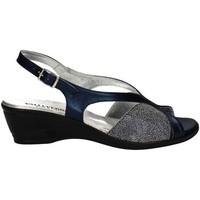 Valleverde 33242 Wedge sandals Women Blue women\'s Sandals in blue