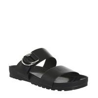 Vagabond Erie 2 Strap Footbed BLACK LEATHER