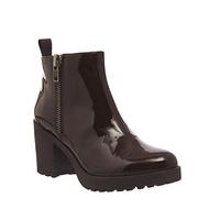 Vagabond Grace Side Zip Boots BORDEAUX HI SHINE