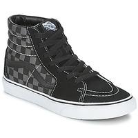 vans sk8 hi womens shoes high top trainers in grey