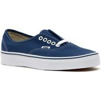 vans authentic navy womens shoes trainers in multicolour