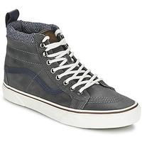 vans sk8 hi mte womens shoes high top trainers in grey