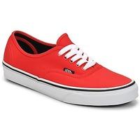 Vans AUTHENTIC women\'s Shoes (Trainers) in red