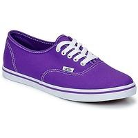 vans authentic lo pro womens shoes trainers in purple