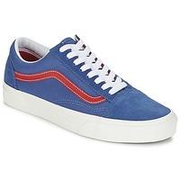 vans old skool womens shoes trainers in blue