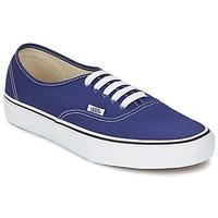 vans authentic womens shoes trainers in blue