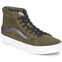 vans sk8 hi slim cutout womens shoes high top trainers in green