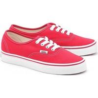 vans authentic womens slip ons shoes in pink