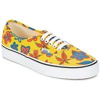 Vans UA AUTHENTIC women\'s Shoes (Trainers) in yellow