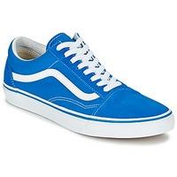 vans old skool womens shoes trainers in blue