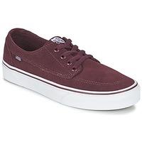 vans brigata womens shoes trainers in red