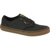 vans atwood canvas rasta womens skate shoes trainers in grey