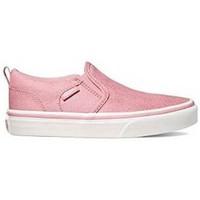 vans z asher metallic paste womens skate shoes trainers in pink