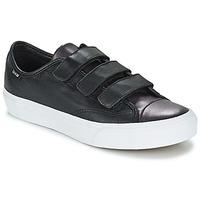 vans prison issue womens shoes trainers in black