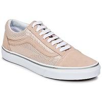 vans old skool womens shoes trainers in beige