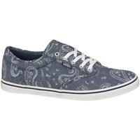 Vans Atwood Low Flocked women\'s Shoes (Trainers) in Grey