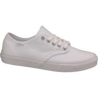 vans camden stripe womens skate shoes trainers in white