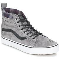 vans sk8 hi mte womens shoes high top trainers in grey