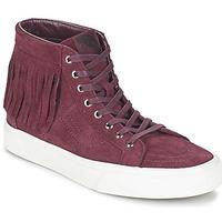 vans sk8 hi moc womens shoes high top trainers in red