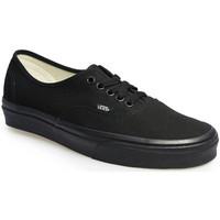 vans mens womens black authentic trainers womens shoes trainers in bla ...