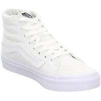 vans high womens shoes high top trainers in white