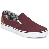 vans classic slip on womens slip ons shoes in red