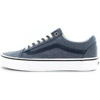 Vans Sneakers Old Skool Chambray Blue women\'s Shoes (Trainers) in blue