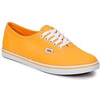 vans authentic lo pro womens shoes trainers in orange