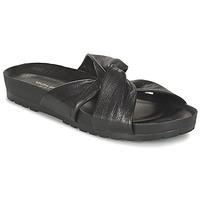 vagabond erie womens mules casual shoes in black