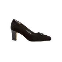 van dal farnell black suede patent