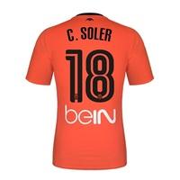 Valencia CF Third Shirt 2016-17 - Kids with C. Soler 18 printing, N/A