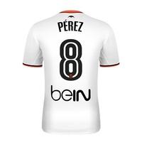 Valencia CF Home Mini Kit 2016-17 with Pérez 8 printing, White