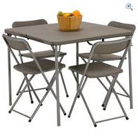 vango dornoch table and chairs set colour grey