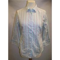 van laack size s multi coloured long sleeved shirt