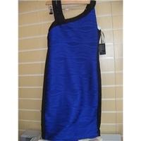 Valerie Bertinelli - Size: 8 - Blue - Asymmetrical dress