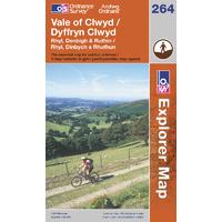 vale of clwyd os explorer active map sheet number 264