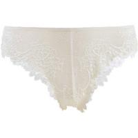 Valege Cream Thong Dahalia women\'s Mix & match swimwear in white