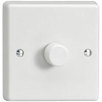 Varilight 400W 1 Gang 2 Way Dimmer Switch - White