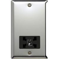 Varilight Classic Dual Voltage Shaver Socket - Polished Chrome