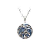 V&A Inspired Argentium Silver Wallflower Large Necklace