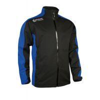 vancouver mens waterproof jacket blackelectric bluered