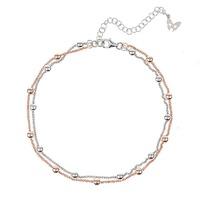 Vamp London Ladies Chic Rio Silver And Gold Anklet VCA089-RG