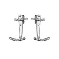 Vamp London Ladies Attitude Silver Ear Jackets Earrings ATE034-SI-C