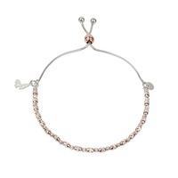 vamp london ladies chic rose gold plated bead bracelet vcb028 rg